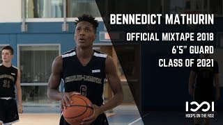 MOST DOMINANT GUARD IN CLASS 2021? Bennedict Mathurin 6'5" GUARD | Official Mixtape 2018