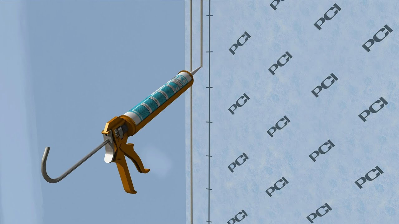 Monteringsanvisning PCI VG2014 med 1-komponentsprodukterna PCI Lastogum och PCI Pecitape Bond