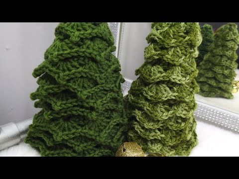 Video: Cómo Tejer Un árbol De Navidad A Crochet