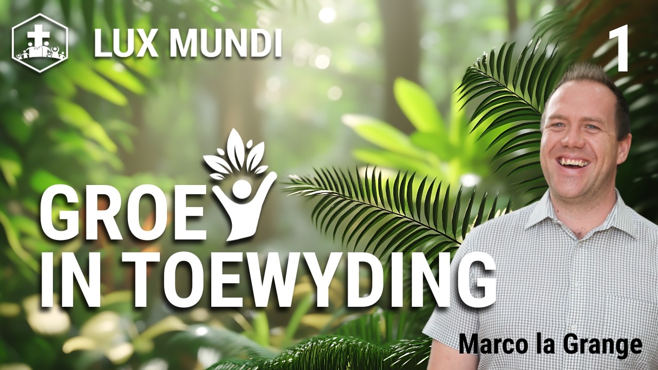 GROEI IN TOEWYDING - YouTube