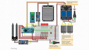 Автоматический и аварийный контроль подачи воды. Arduino. Proteus