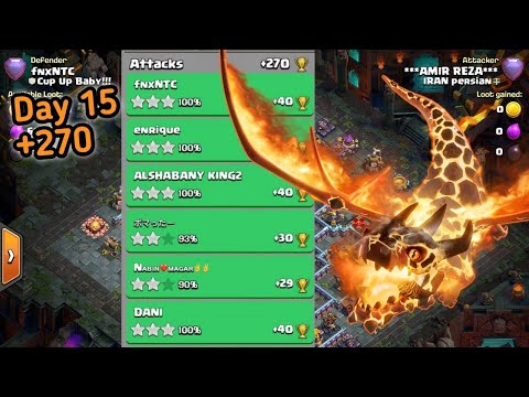 +5800 legend league Attacks |  Super dragons Attacks September Season Day 15 | clash of clans