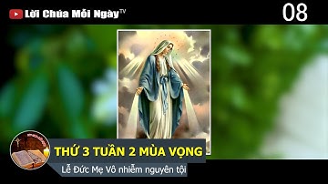 THỨ 3 TUẦN 2 MÙA VỌNG Lễ Đức Mẹ Vô nhiễm nguyên tội