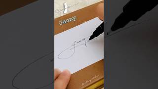 Letter J Signature/ How to write letter J / J signature Ideas for Jenny #shorts  #signatureideas