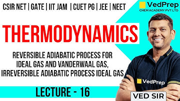 Thermodynamics l Adiabatic Process l Work done in Adiabatic Reversible and Irreversible Process