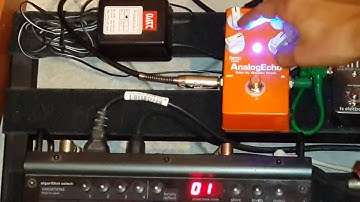 Wampler AnalogEcho Delay pedal demo