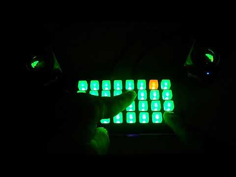 Playing with the Adafruit NeoTrellis M4 and customized Arduino code.