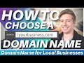 How to choose a domain name for local business