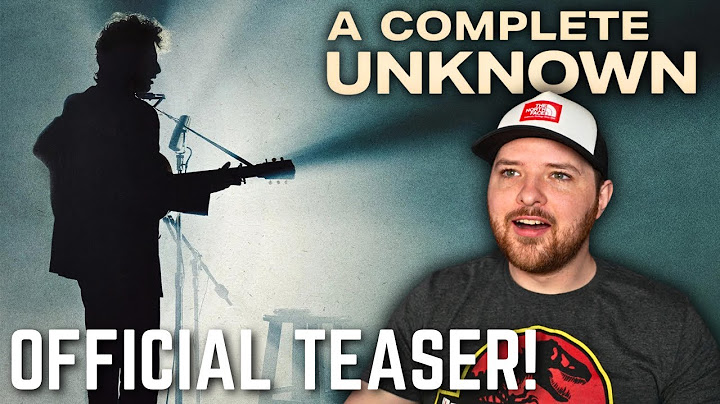 A COMPLETE UNKNOWN | Official Teaser Reaction!