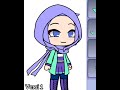 cara buat hijab di gacha life ✨