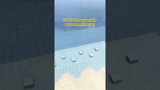 Minecraft Waves #minecraft #minecrafttutorial #minecraftbuilding #gaming #tutorial #waves #beach