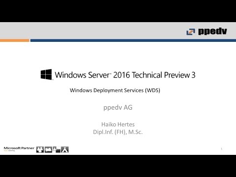 Windows Server 2016: Die Windows Bereitstellungsdienste (WDS)