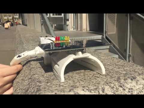Haptic feedback system for a prosthetic hand