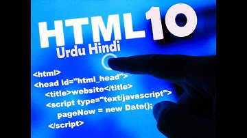 HTML Tutorials in Urdu-Hindi Part 10 HTML Formatting