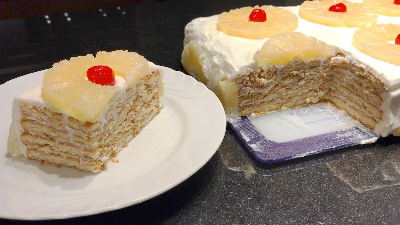 Torta Allo Yogurt E Biscotti Secchi Senza Cottura Ricetta Facile E Veloce Yogurt Cake Recipe Youtube