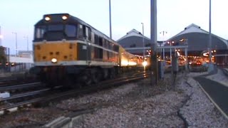 Heritage locomotives in the Brighton area, March to December 2008.