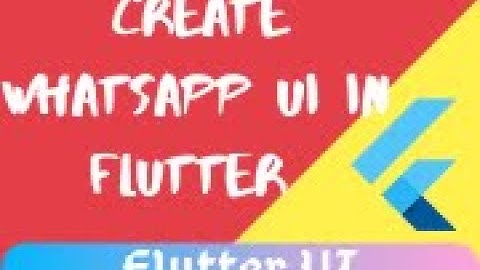 Complete WhatsApp UI  Clone in flutter.