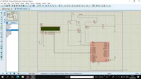 Pemograman  Tampilan Monitor Menggunakan Proteus Dan Bascom AVR