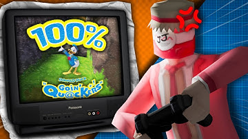 I Went Quackers 100%ing Donald Duck