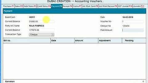 How to create Payment  in profitlaxmi accounting software