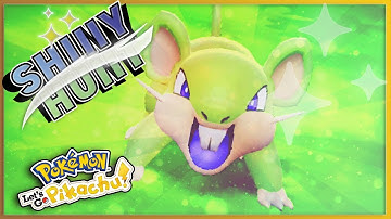 SHINY RATTATA ✨ (LIVE REACTION) POKEMON LETS GO PIKACHU/EEVEE