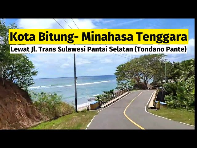 Jalan Trans Sulawesi jalur Selatan Tondano Pante class=