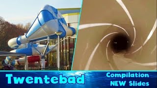 NEW WATER SLIDES at Twentebad! [Compilation]