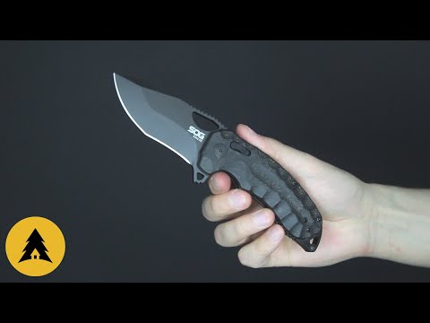 Складной нож SOG Kiku XR Blackout сталь CTS-XHP