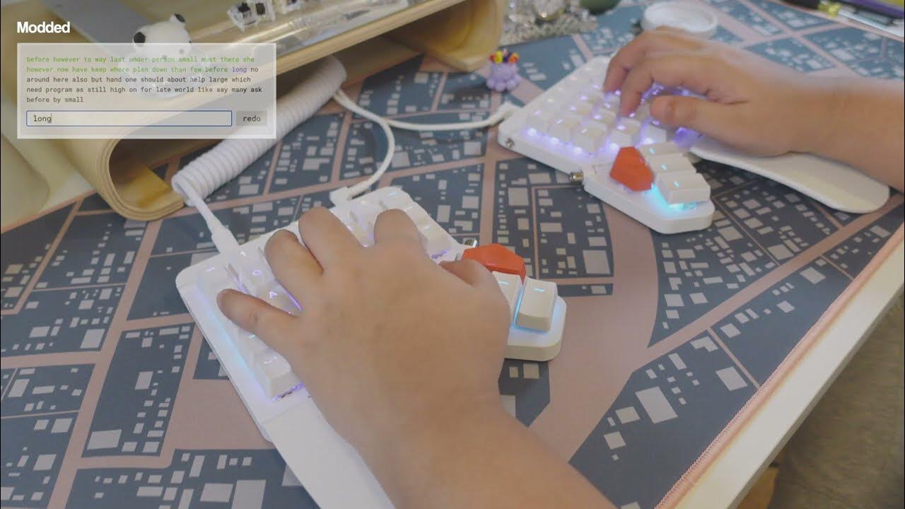 split keyboard mod sound test moonlander YouTube