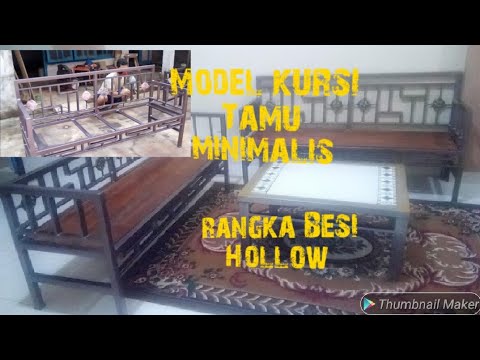 Model Kursi  Tamu  minimalis dari  besi  Hollow  full video 