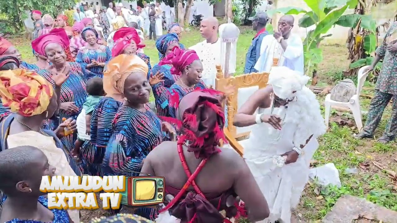 OONI of Ife's Queen Ashley's beautiful traditional dance steps at Oranfe Festival 
