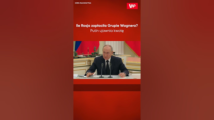 ILE ROSJA ZAPŁACIŁA GRUPIE WAGNERA? Putin UJAWNIA kwotę #shorts