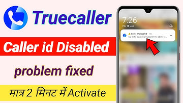caller id disable problem in truecaller | caller id disabled in truecaller