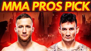 MMA Pros Pick ✅Justin Gaethje vs. Max Holloway - Part 1 👊 UFC 300