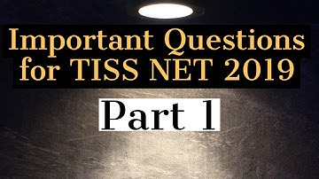 Most Important | TISS NET GK | Static & Current Affairs Preparation | Part 1 - By Aman Walia