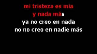 mi tristeza es mia y nada mas karaoke.wmv chords