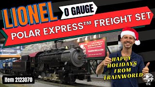 O Scale Lionel Lionchief Polar Express Freight Set