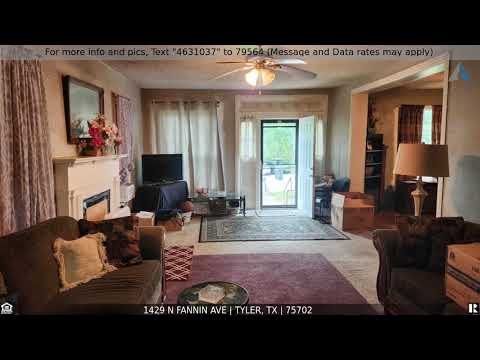 1429 N Fannin Ave, Tyler, TX home video tour