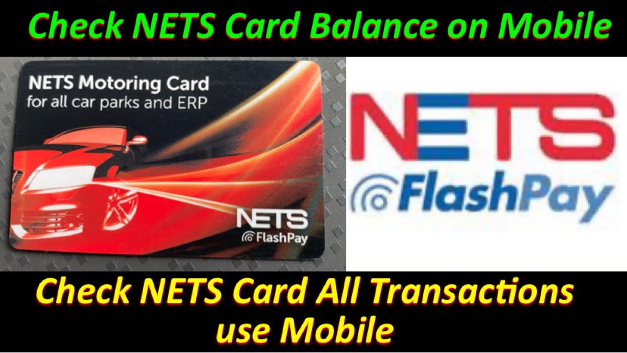 Check NETS Card Transaction  How To check Nets CashCard Balance  How To Check Nets card Balance 