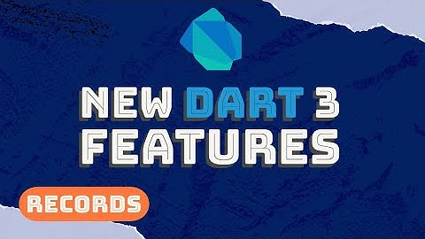 Dart 3 New: Record