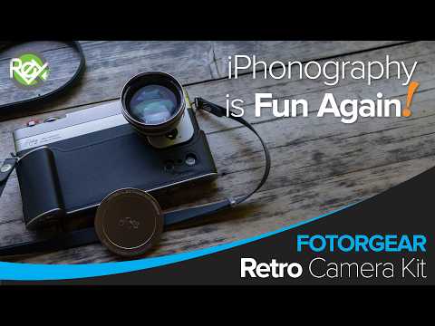 This Retro iPhone Camera Kit from FOTORGEAR Made Photography Fun Again