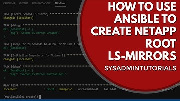 Automating NetApp LS-Mirrors EASILY with Ansible!