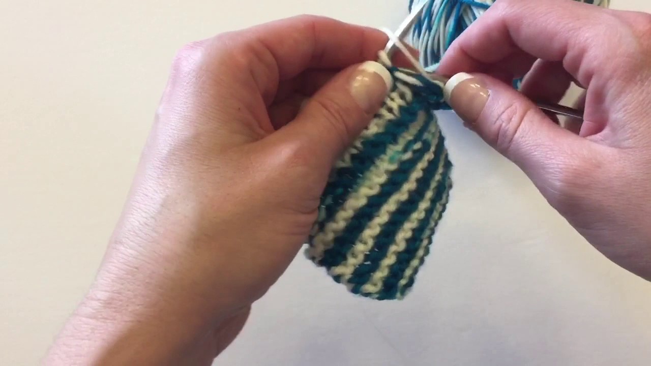 How I Do 2 By 2 Ribbing Continental Style Knitting Youtube