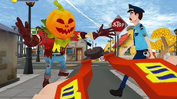 Dark Riddle Halloween Part 100 (  Pumpkin Head ) Gameplay New Update 4.2.1