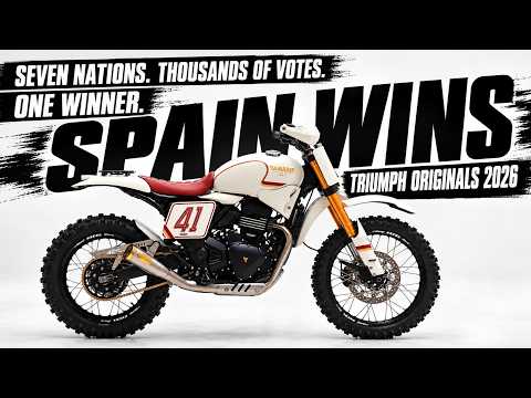 Spain Wins Triumph Originals 2026 | Tamarit Motorcycles’ Time Capsule Scrambler