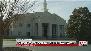 Inman church vandalized