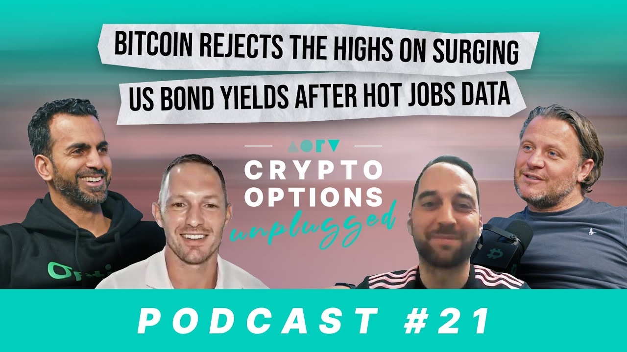 Crypto Options Unplugged - Bitcoin rejects highs on surging US bond yields  after hot jobs data #21