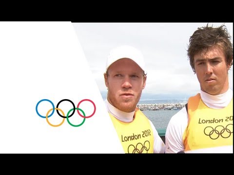 Jensen & Outteridge (AUS) Win Men's Sailing 49er Gold -- London 2012 Olympics