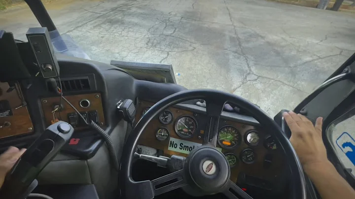 Garbage Truck Driver POV: Rocker Switches & Joystick Controls
