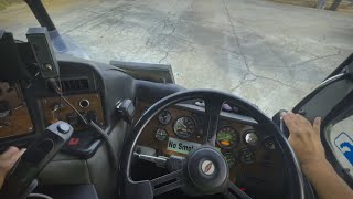 Garbage Truck Driver POV: Rocker Switches & Joystick Controls